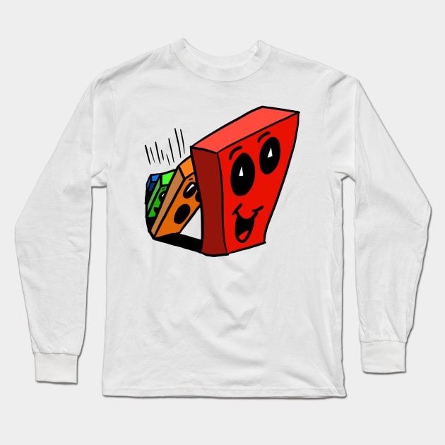 Dominos falling Long Sleeve T-Shirt by skrbly